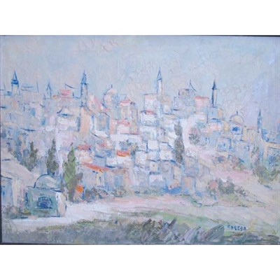Lot 7 - Barzar 20th Century (i) Figures Along a Street...