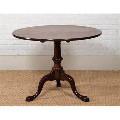 Lot 155 - George II Mahogany Tilt-Top Table Mid 18th...
