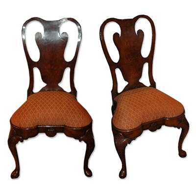 Lot 163 - Set of Twelve George II Style Mahogany Dining...