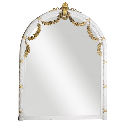 Lot 132 - Louis XVI Style Painted and Parcel Gilt Pier...