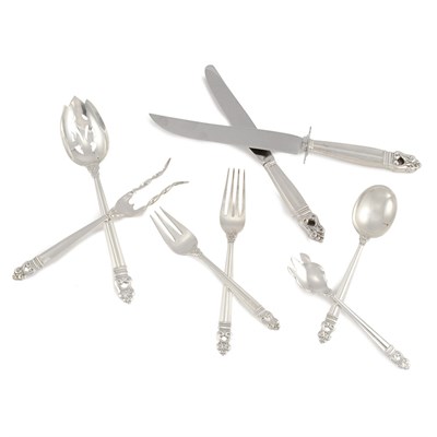 Lot 332 - International Sterling Silver Flatware Service...