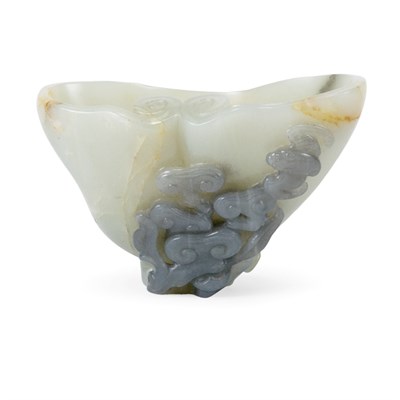 Lot 331 - Chinese Celadon Jade Coupe 18th Century Of...