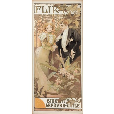 Lot 464 - Alphonse Mucha (1860-1939) FLIRT...