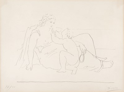 Lot 474 - Pablo Picasso (1881-1973) FEMME ET ENFANT...