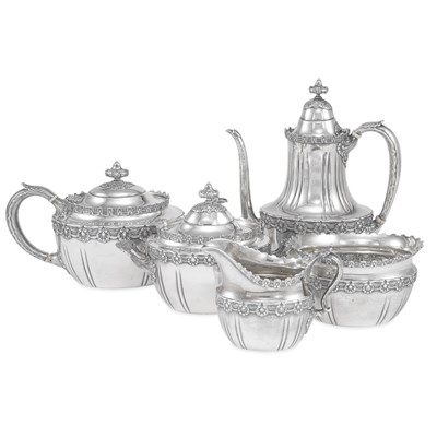 Lot 159 - Tiffany & Co. Makers Sterling Silver Coffee...