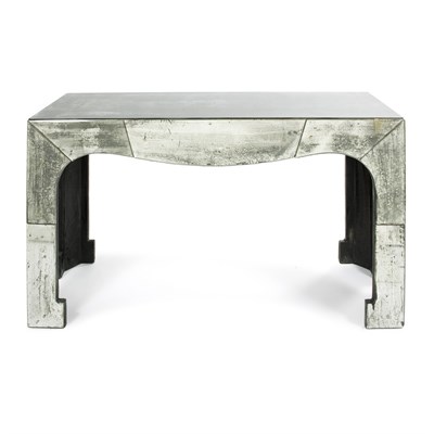 Lot 209 - Mirrored Console Height 32 inches, width 50...