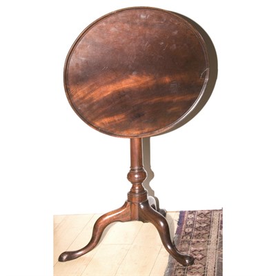 Lot 223 - Chippendale Walnut Tilt-Top Tripod Candlestand...