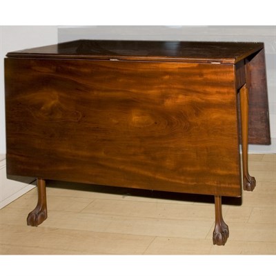 Lot 232 - Chippendale Mahogany Drop-Leaf Table The...