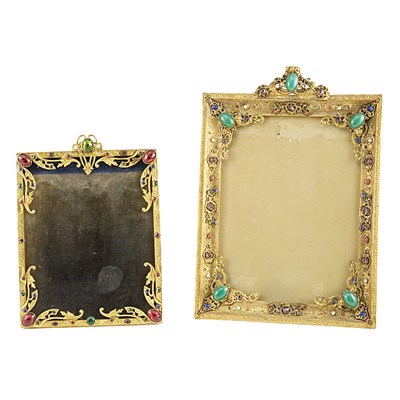 Lot 147 - Two Gilt-Metal Photograph Frames Each of...