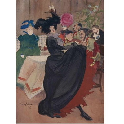 Lot 25 - Jacques Villon French, 1875-1963 Study for...