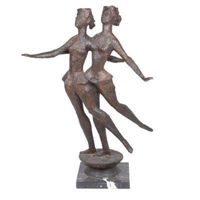 Lot 249 - Chaim Gross American, 1904-1991 The Dance...