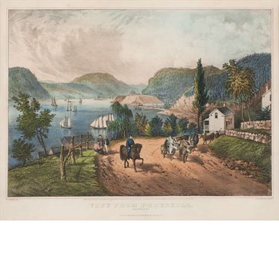 Lot 114 - Currier & Ives, publishers THE OLD HOMESTEAD;...