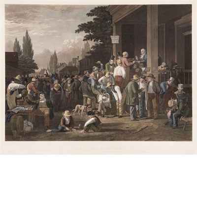 Lot 106 - After George Caleb Bingham THE COUNTY ELECTION...