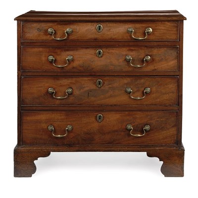 Lot 481 - George III Mahogany Chest of Drawers Late 18th...
