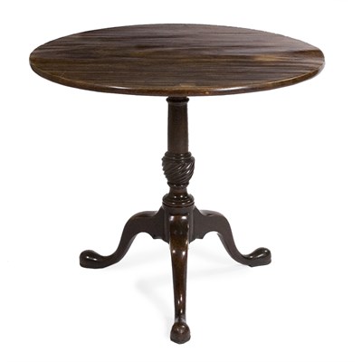 Lot 266 - George III Mahogany Tilt-Top Table Height 28...