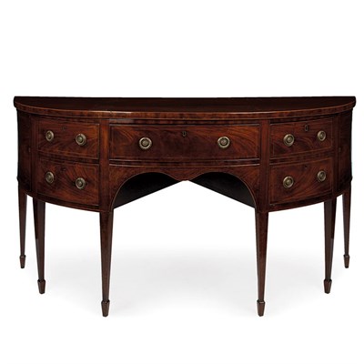 Lot 437 - George III Mahogany Sideboard Circa 1780 The D-...