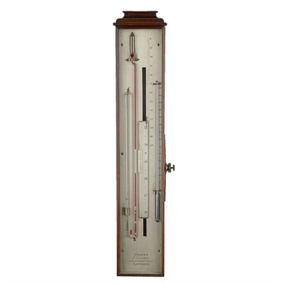 Lot 472 - Victorian Mahogany Barometer C. Cummins,...