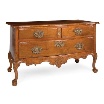 Lot 332 - Portuguese Rococo Walnut Commode Mid 18th...