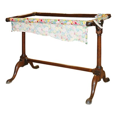 Lot 86 - George III Mahogany Loom Height 32 inches,...