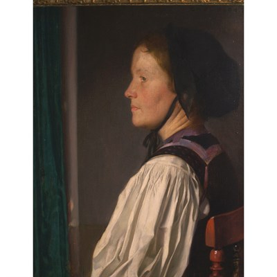 Lot 16 - Carl Blos German, 1860-1941 Portrait of a...