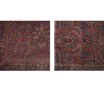 Lot 587 - Two Small Sarouks North Persia, circa 1925...