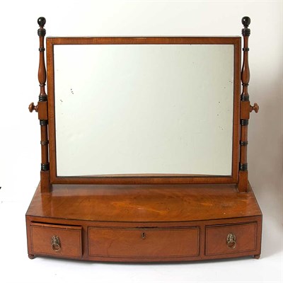 Lot 413 - Regency Style Mahogany Shaving Stand Height 26...