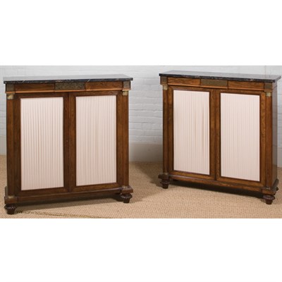 Lot 204 - Pair of Regency Boulle Inlaid Gilt-Bronze...