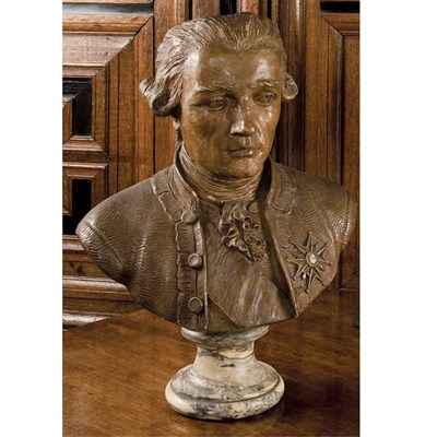Lot 142 - Louis XVI Style Terra Cotta Bust 19th Century...