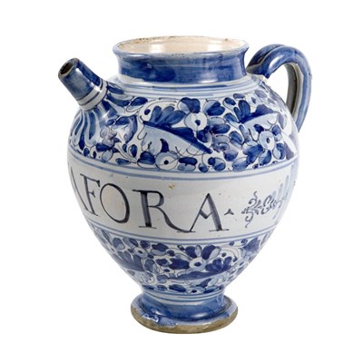 Lot 138 - Italian Maiolica Syrup Jug 17th/18th Century...