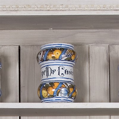 Lot 135 - Italian Maiolica Albarello 18th Century Of...