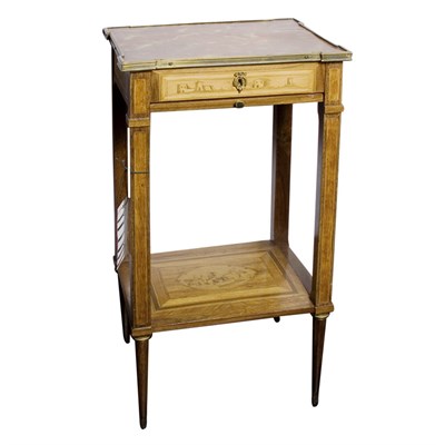 Lot 125 - Continental Neoclassical Mahogany Birch and...