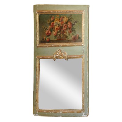 Lot 422 - Louis XVI Style Painted Trumeau Height 52...
