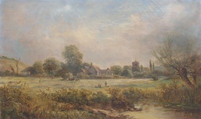 Lot 63 - David Payne British, d. 1891 Near Henley, 1874...