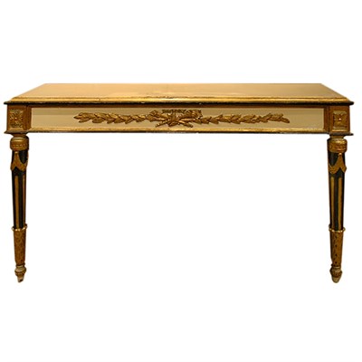 Lot 413 - Neoclassical Style Painted Console Height 35...