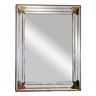 Lot 254 - Mirror Framed Mirror Height 49 inches, width...