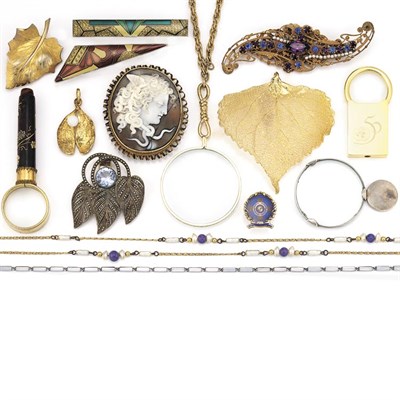 Lot 16 - Group of Jewelry Fragments and Costume Jewelry