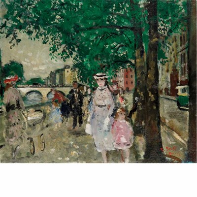 Lot 52 - Francois Gall French, 1912-1987 Stroll Along...