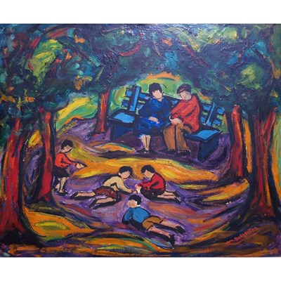 Lot 11 - Maxim Bugzester Polish/American, 1910-1978 A...