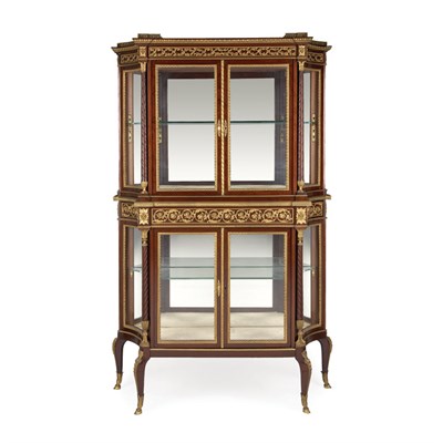 Lot 494 - Louis XVI Style Gilt-Bronze Mounted Mahogany...
