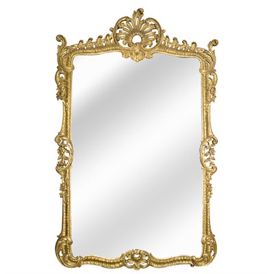 Lot 533 - Louis XV Style Painted Wood Mirror Of...
