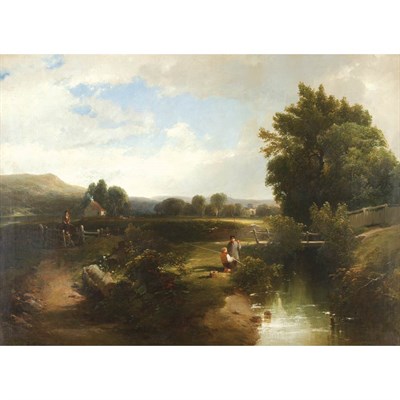 Lot 13 - William Hart Scottish/American, 1823-1894...