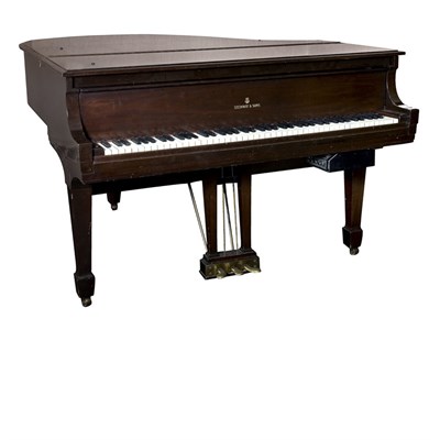 Lot 88 - Steinway & Sons Mahogany Baby Grand Piano...