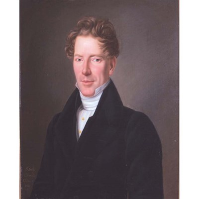 Lot 78 - Attributed to Alexandre Bally Portrait of a...