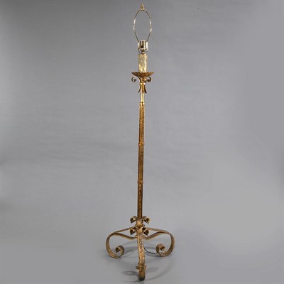 Lot 176 - Italian Baroque Style Gilt-Metal Candlestick...
