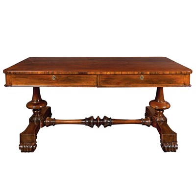Lot 573 - Victorian Rosewood Sofa Table Third quarter of...