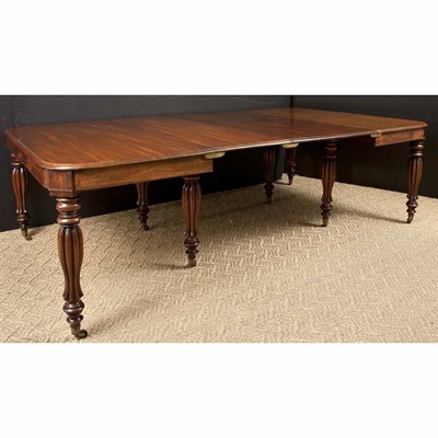 Lot 445 - William IV Mahogany Dining Table 19th Century...
