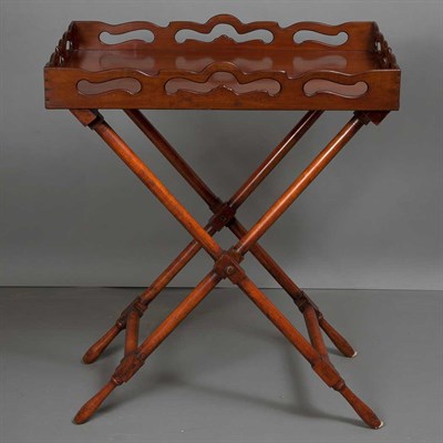 Lot 444 - Georgian Style Mahogany Butler's Tray on...