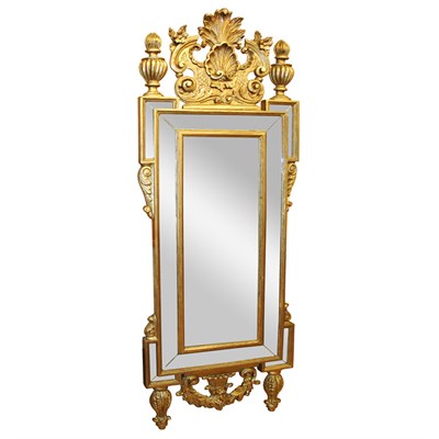 Lot 286 - Italian Neoclassical Style Gilt-Wood Mirror...