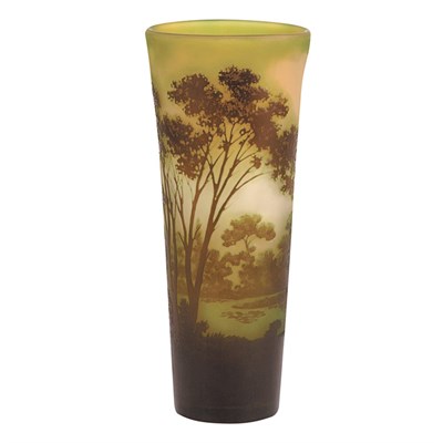 Lot 391A - Galle Acid Etched Cameo Glass Vase Circa 1900...