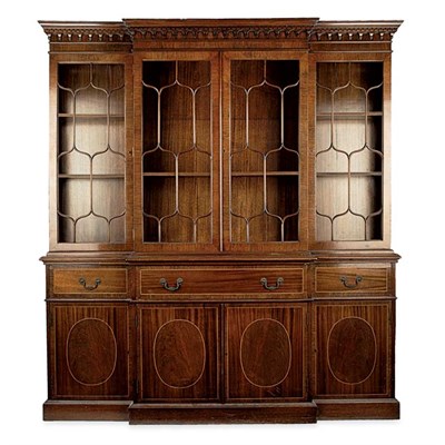 Lot 245 - George III Style String Inlaid Mahogany...